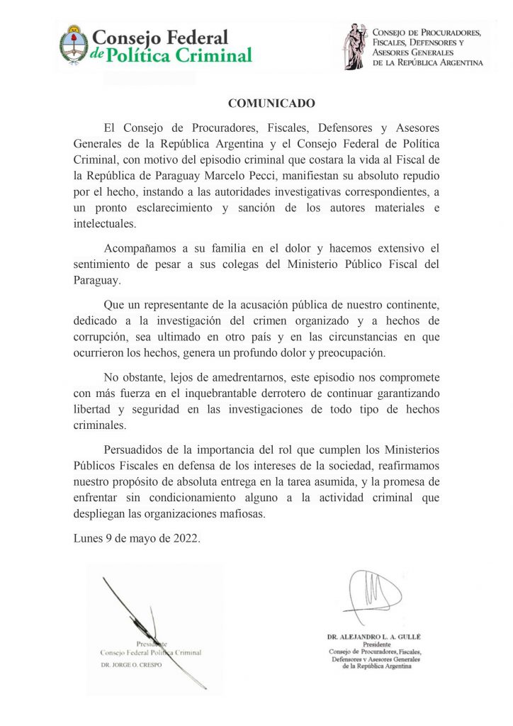 Ministerio Público Fiscal de Santiago del Estero El Fiscal General de